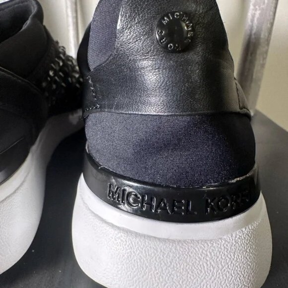 Michael Kors Sz 6 GUC Slip on Sneakers - Picture 3 of 10